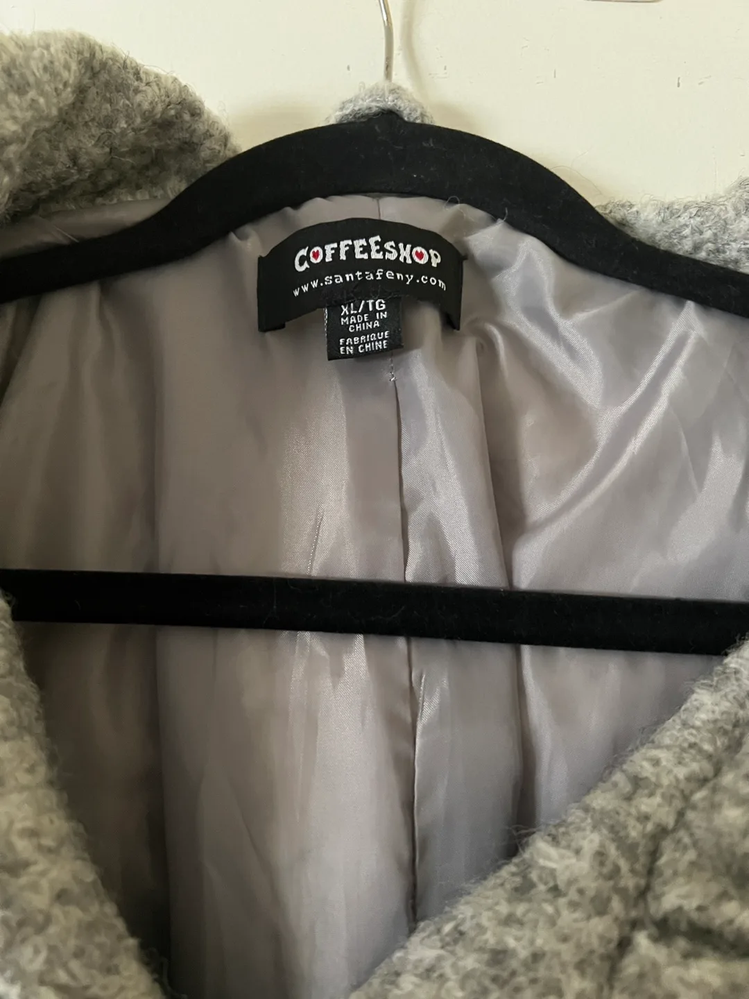 Coffeeshop Grey Wool Coat 🧡 image indicator(2)