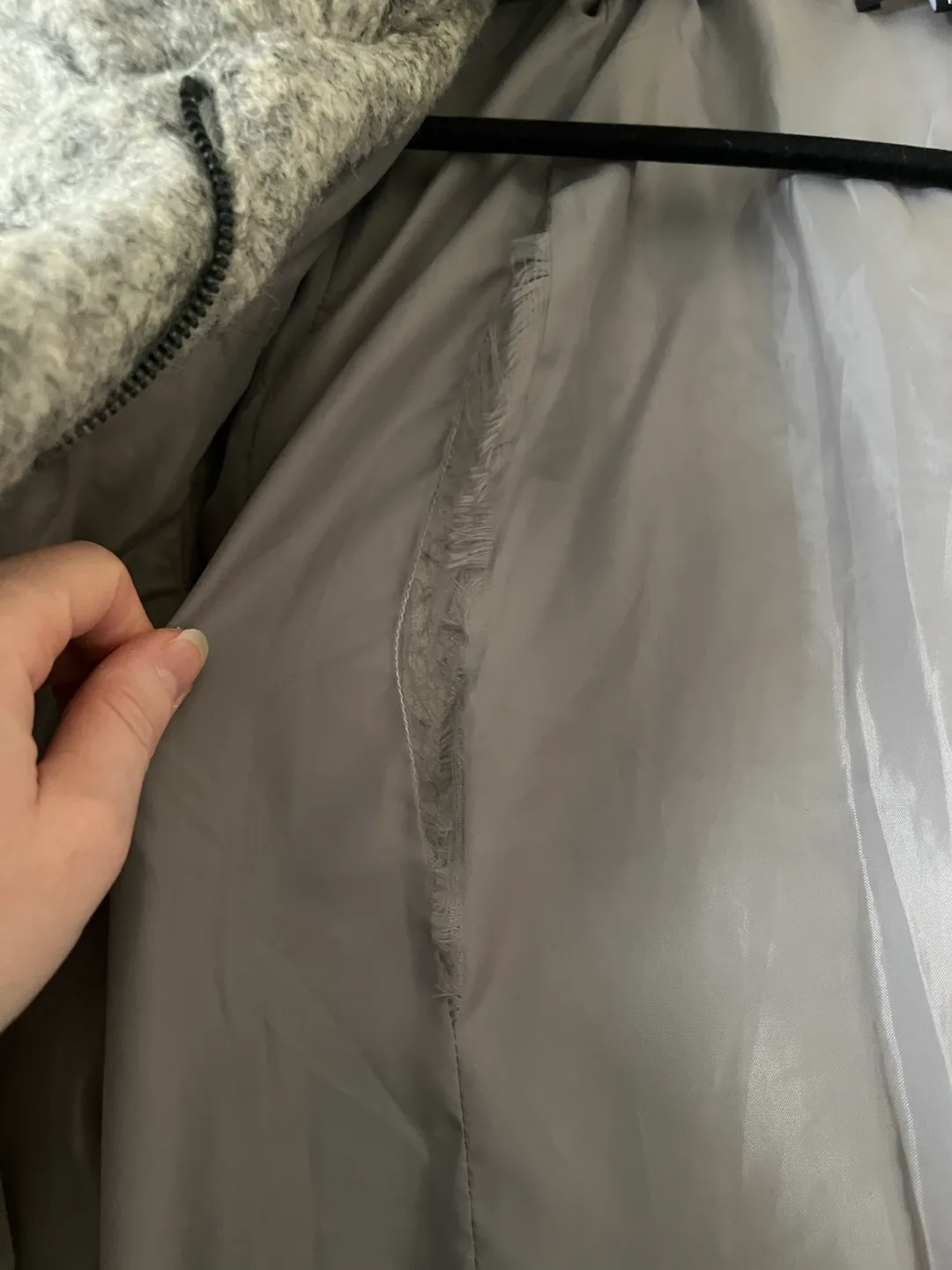 Coffeeshop Grey Wool Coat 🧡 image indicator(4)