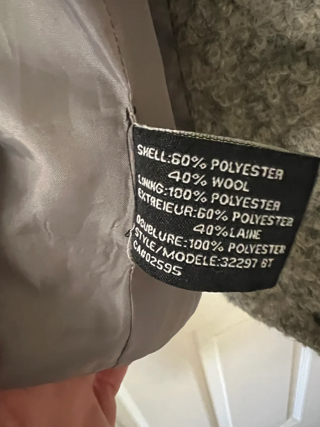 Coffeeshop Grey Wool Coat 🧡 image indicator(6)