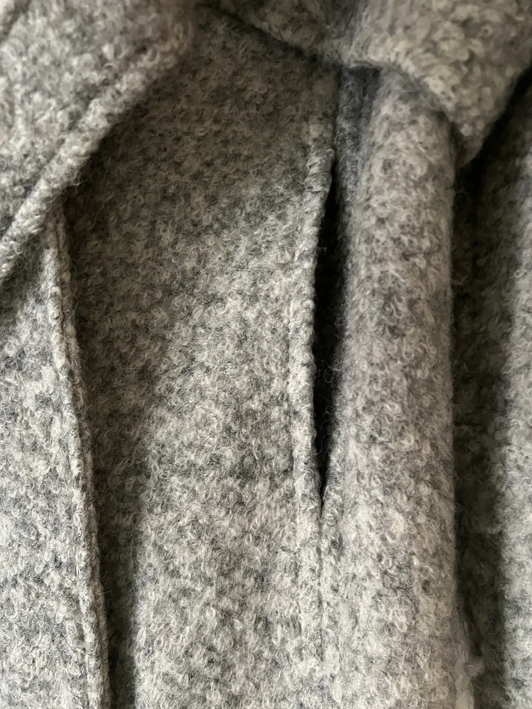 Coffeeshop Grey Wool Coat 🧡 image indicator(3)