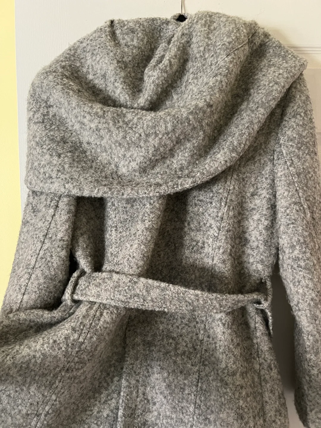 Coffeeshop Grey Wool Coat 🧡 image indicator(7)