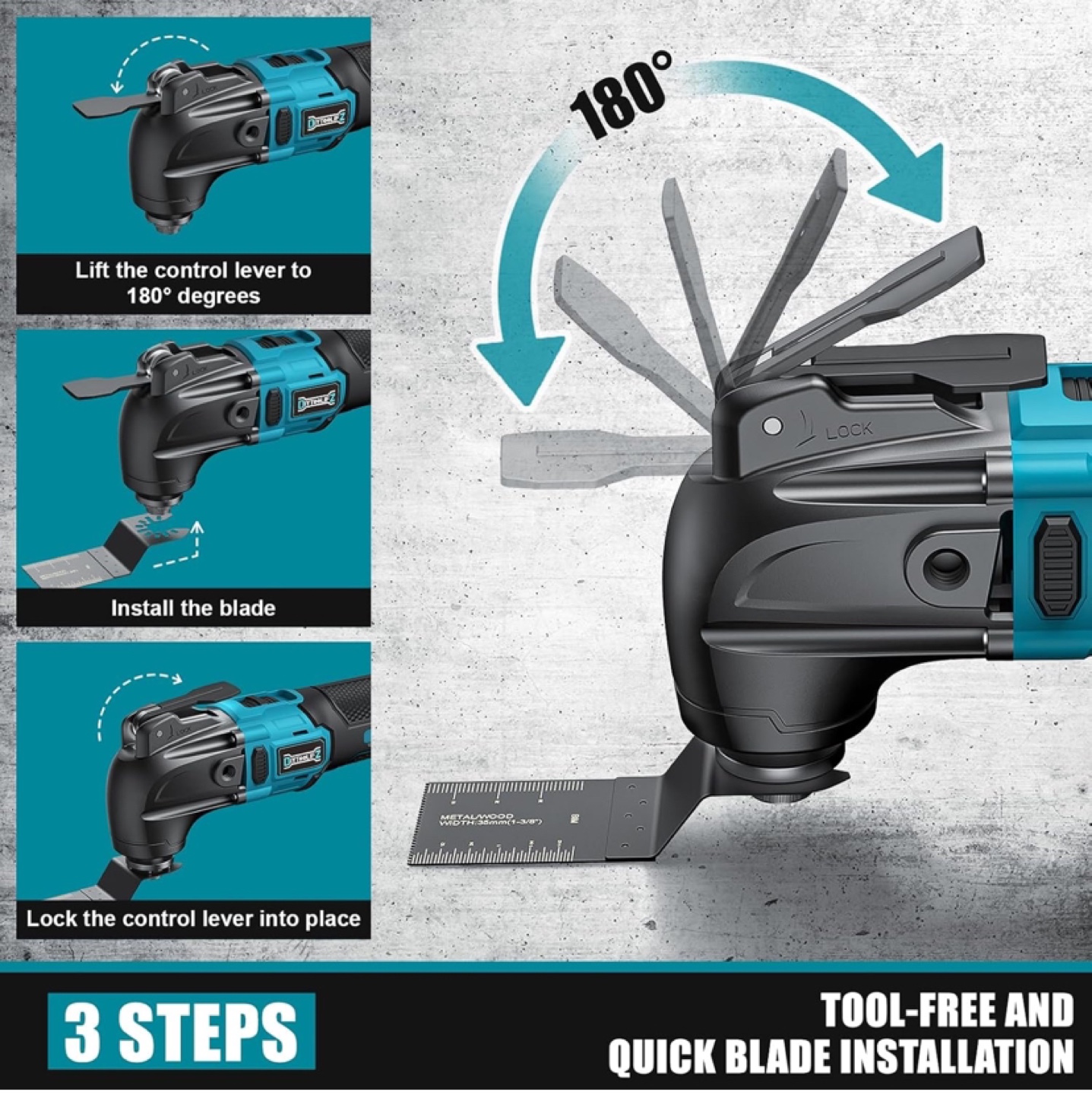 Cordless Oscillating tool - New - photo 4
