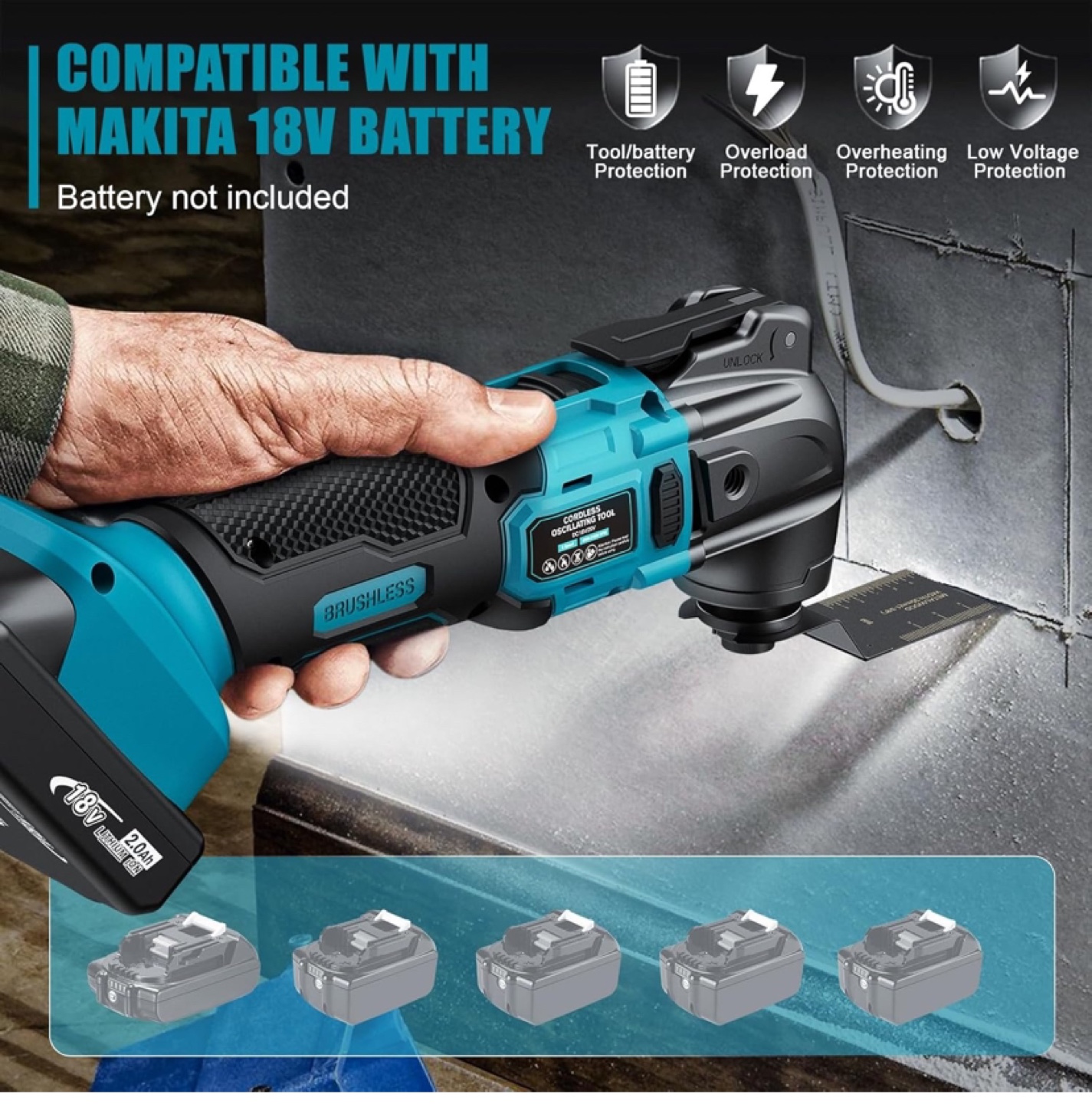 Cordless Oscillating tool - New - photo 2