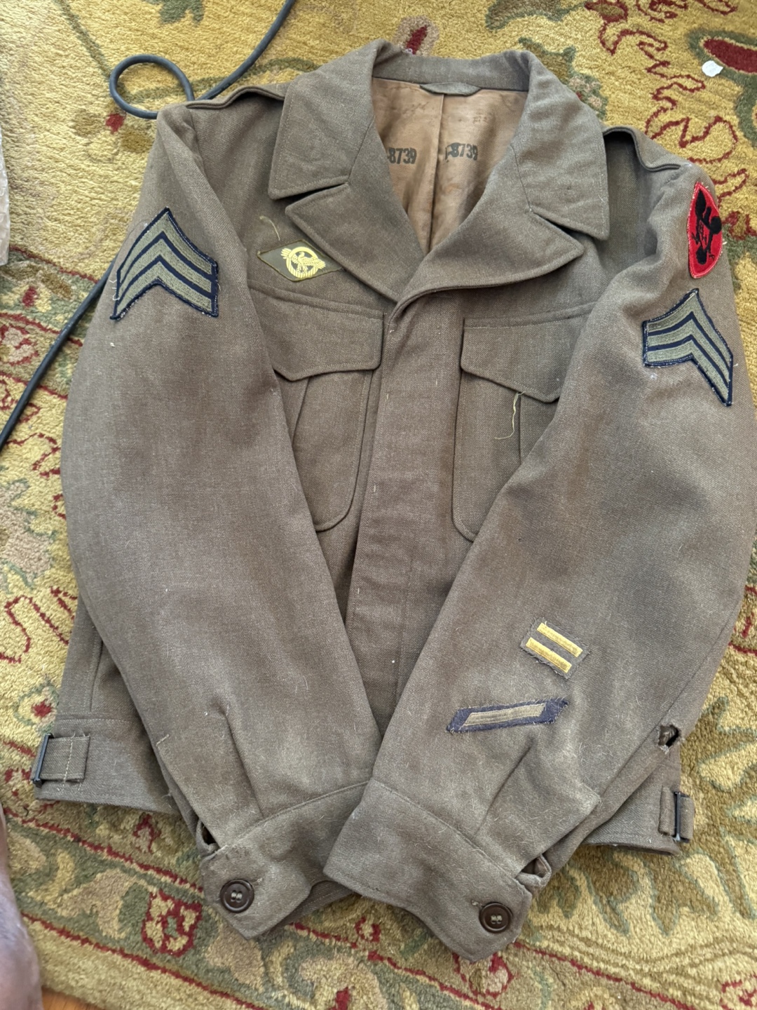 Vintage US Army M-1943 Field Jacket - photo 2