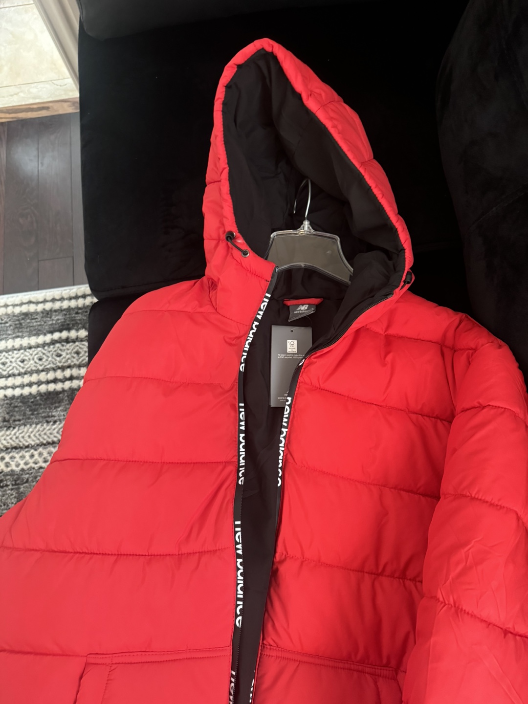 New Balance Red Puffer Jacket Brand New with Tag - photo 3