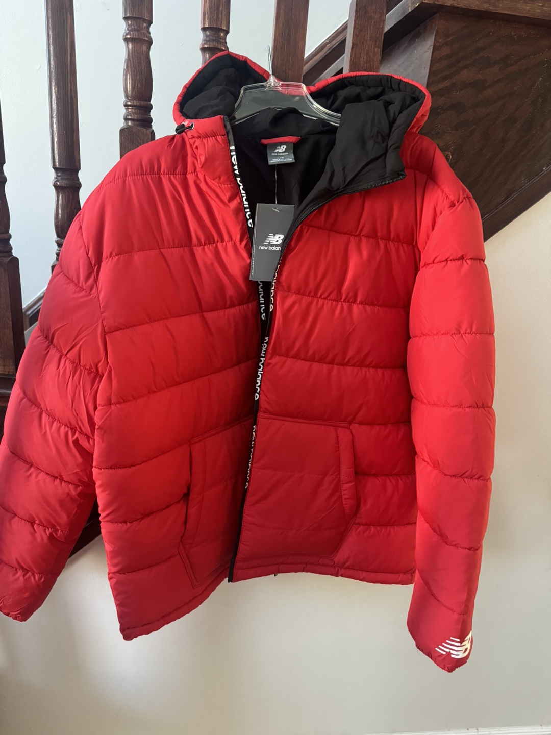 New Balance Red Puffer Jacket Brand New with Tag