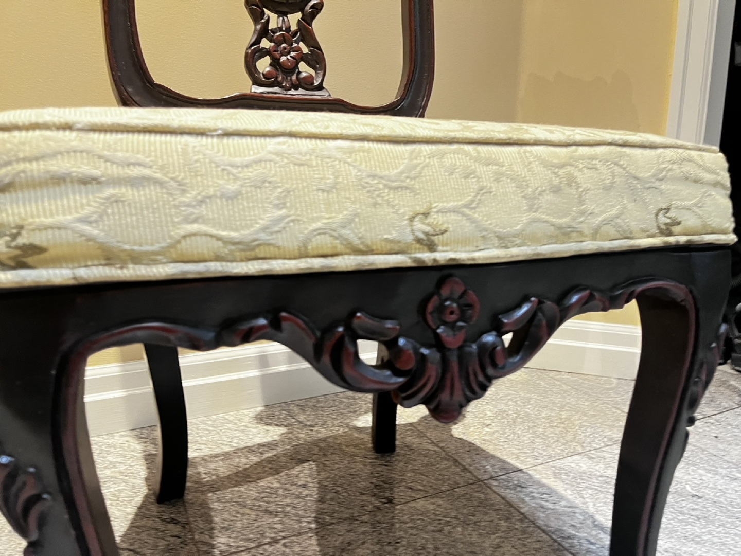 Set of 2 Ornate Antique Dining Chairs - photo 5