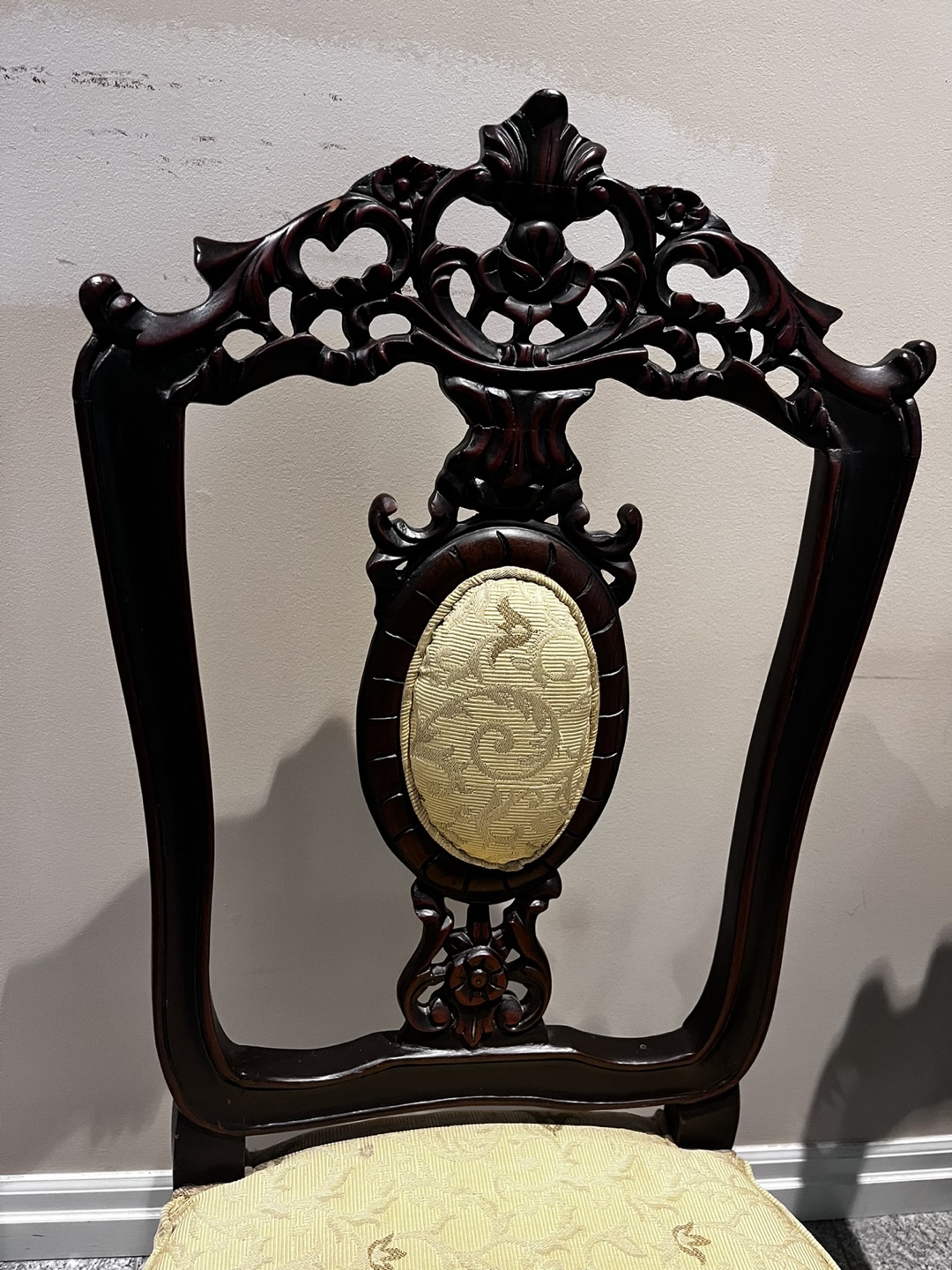 Set of 2 Ornate Antique Dining Chairs - photo 3