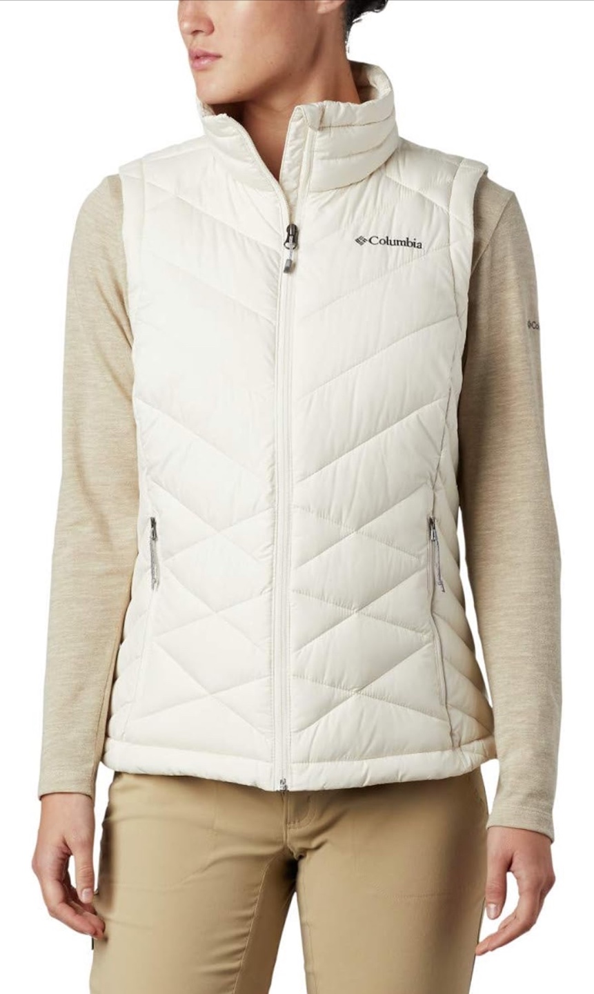 NEW! Columbia Women's White Omni-Heat Vest