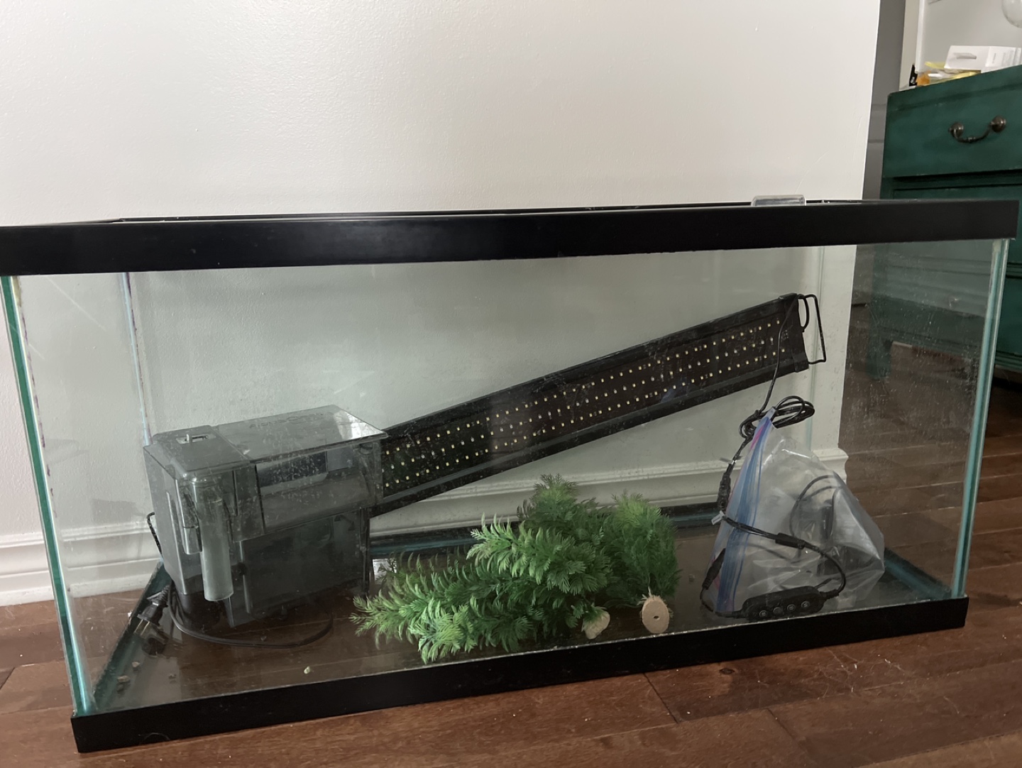 30 Gallon Fish Tank with Filter and Light