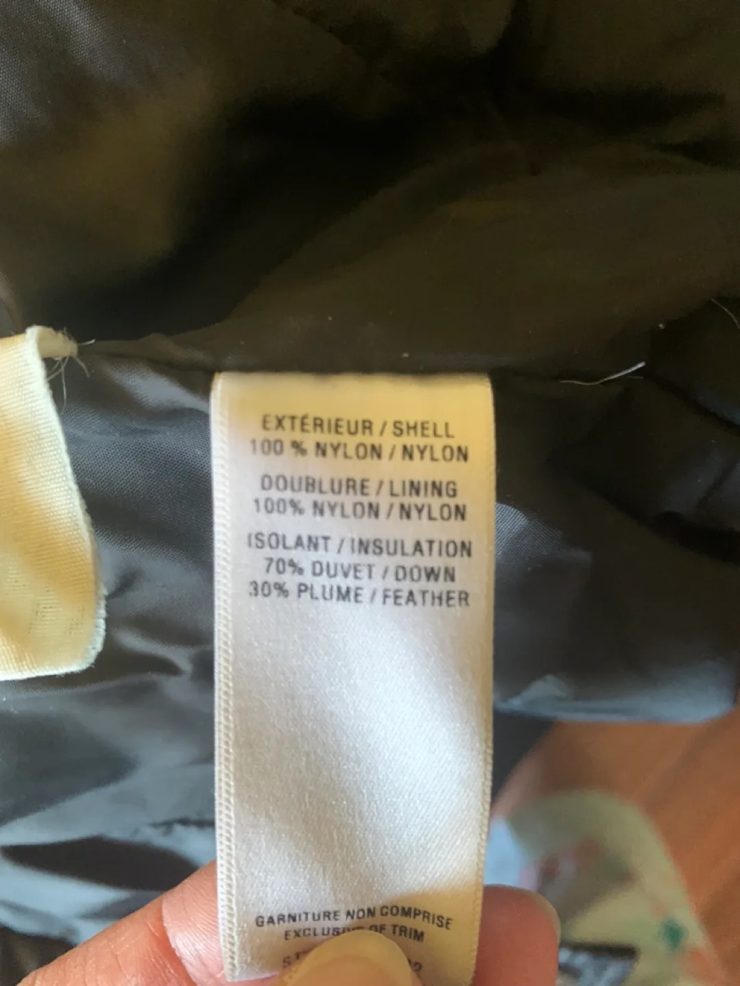 Black Jacob Puffer Jacket Size S image indicator(3)