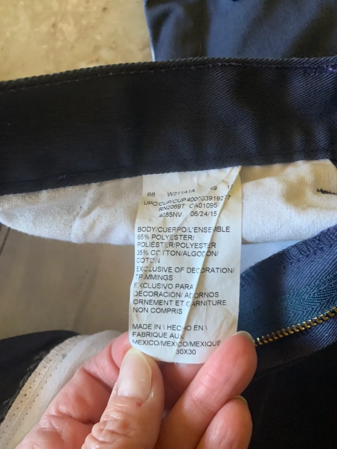 2x Navy Blue Cargo Pants image indicator(2)