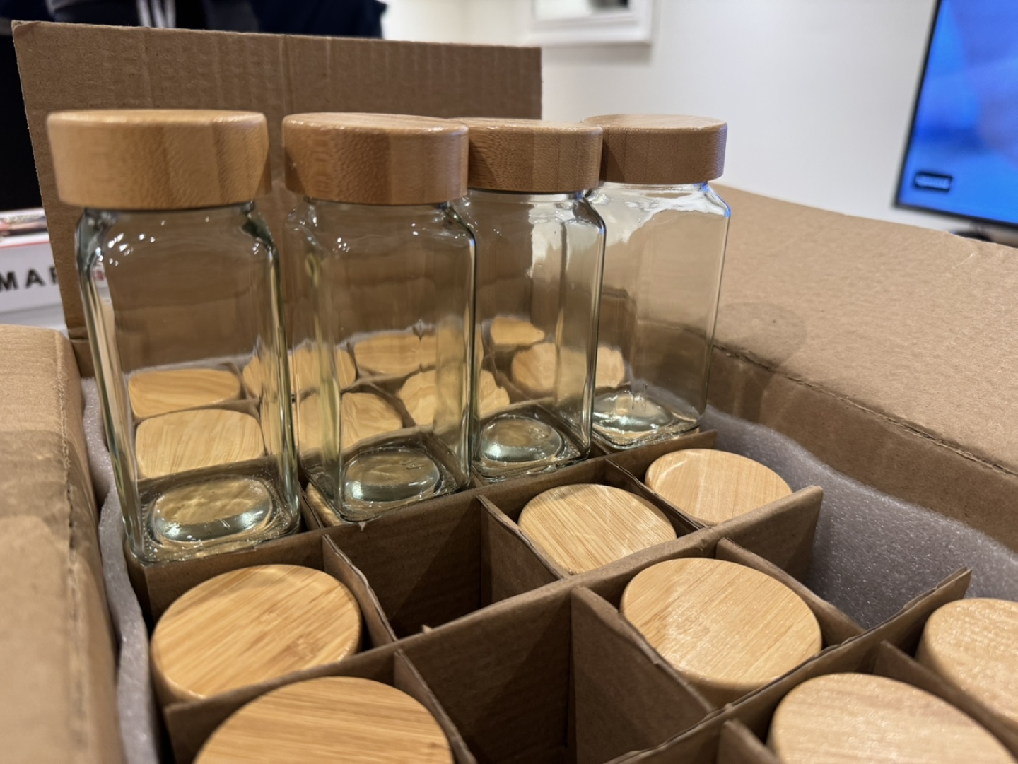 Spice Jars with Bamboo Lids - photo 2