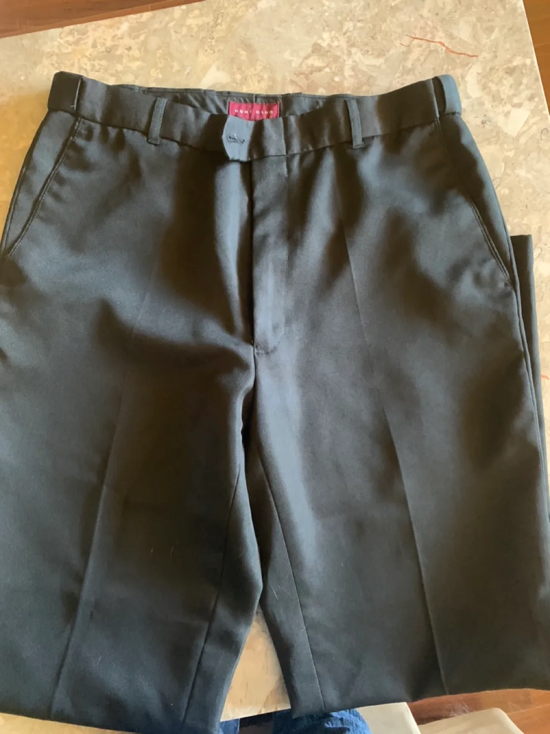 Hunt Club Men's Black Dress Pants Sz 34/30 image indicator(4)