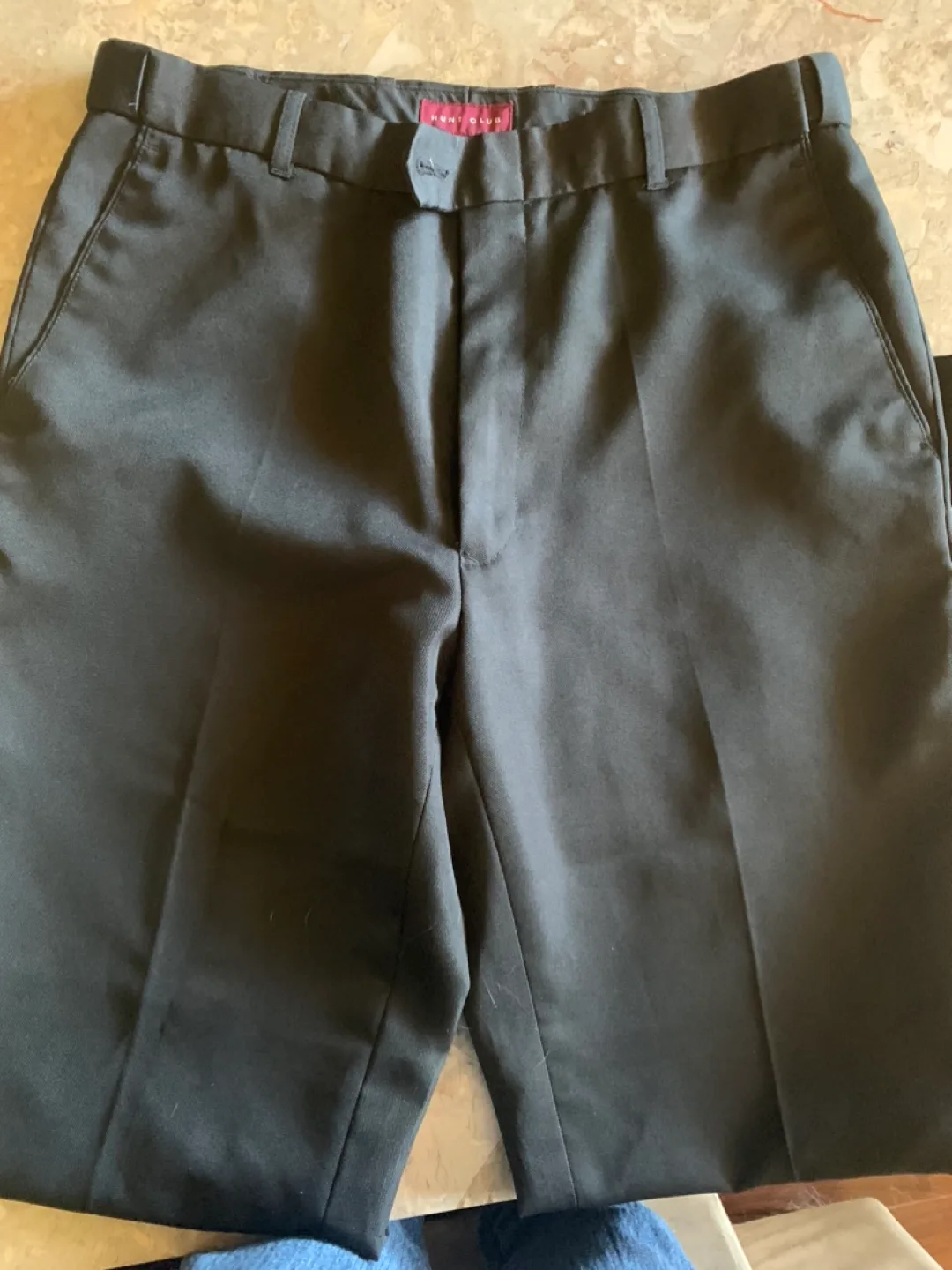 Hunt Club Men's Black Dress Pants Sz 34/30 image indicator(3)