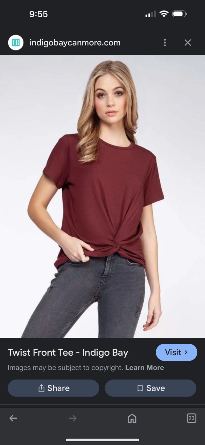 Wilfred free Twist Front Tee med
