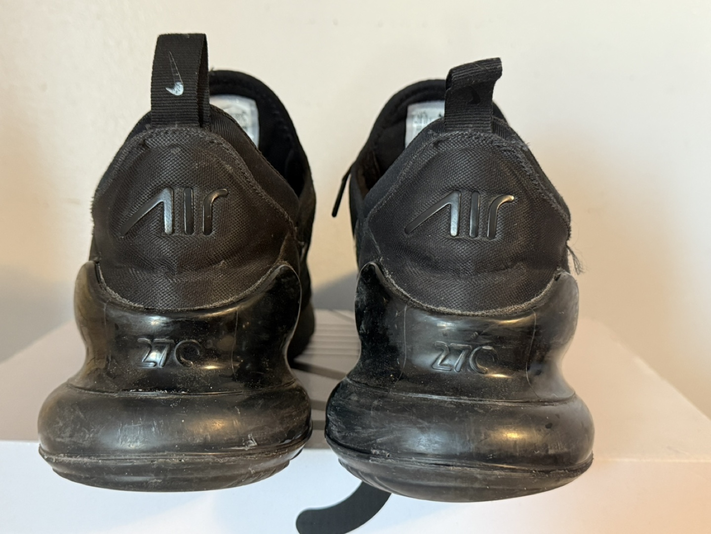 NIKE AIR MAX 270 “TRIPLE BLACK”  **Sz 11.5** $75 FIRM - photo 3
