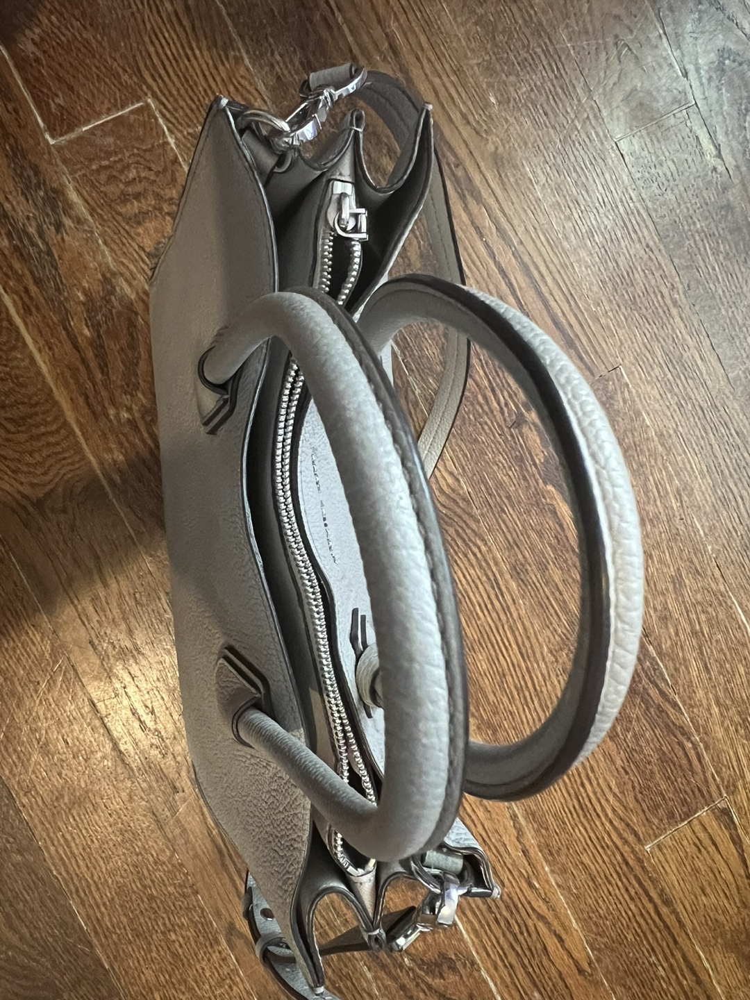 Michael Kors Grey Leather Tote Bag - photo 3