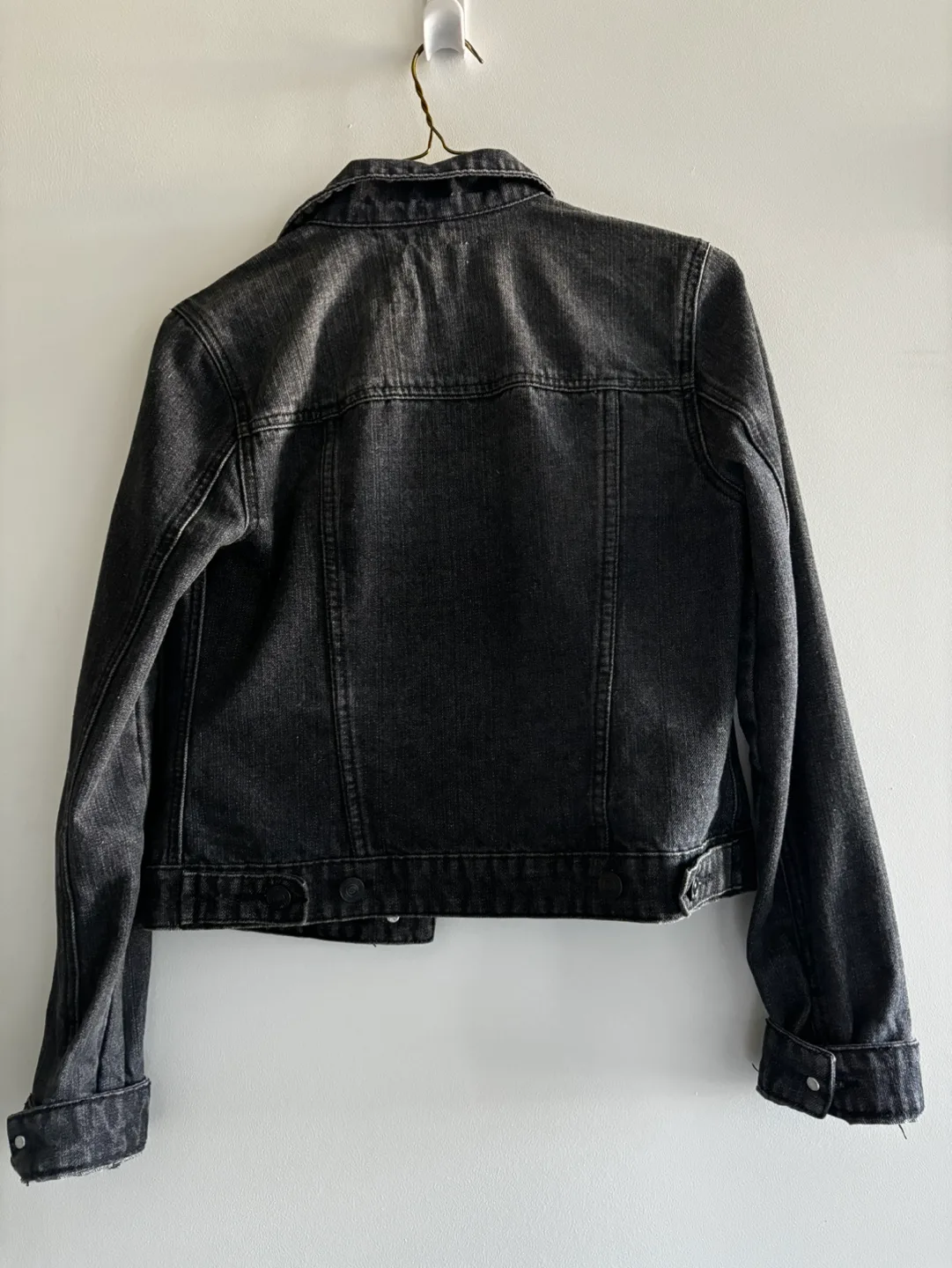Black/Grey Denim Jacket - Size Small image indicator(2)
