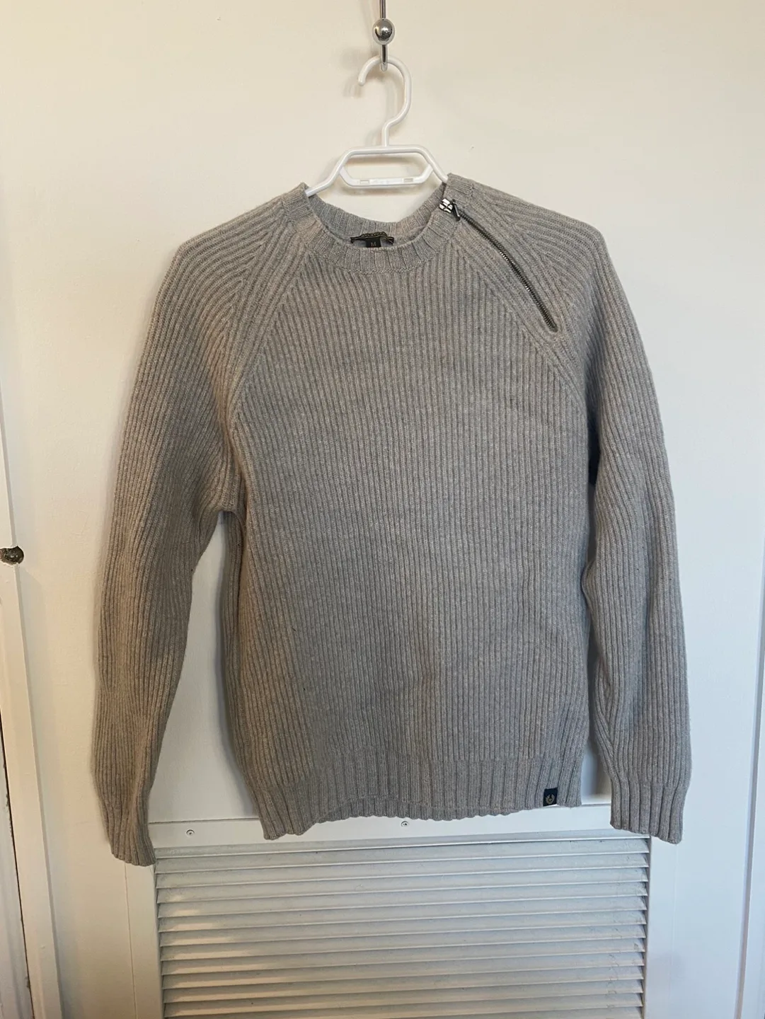 Belstaff Grey Wool Sweater thumbnail