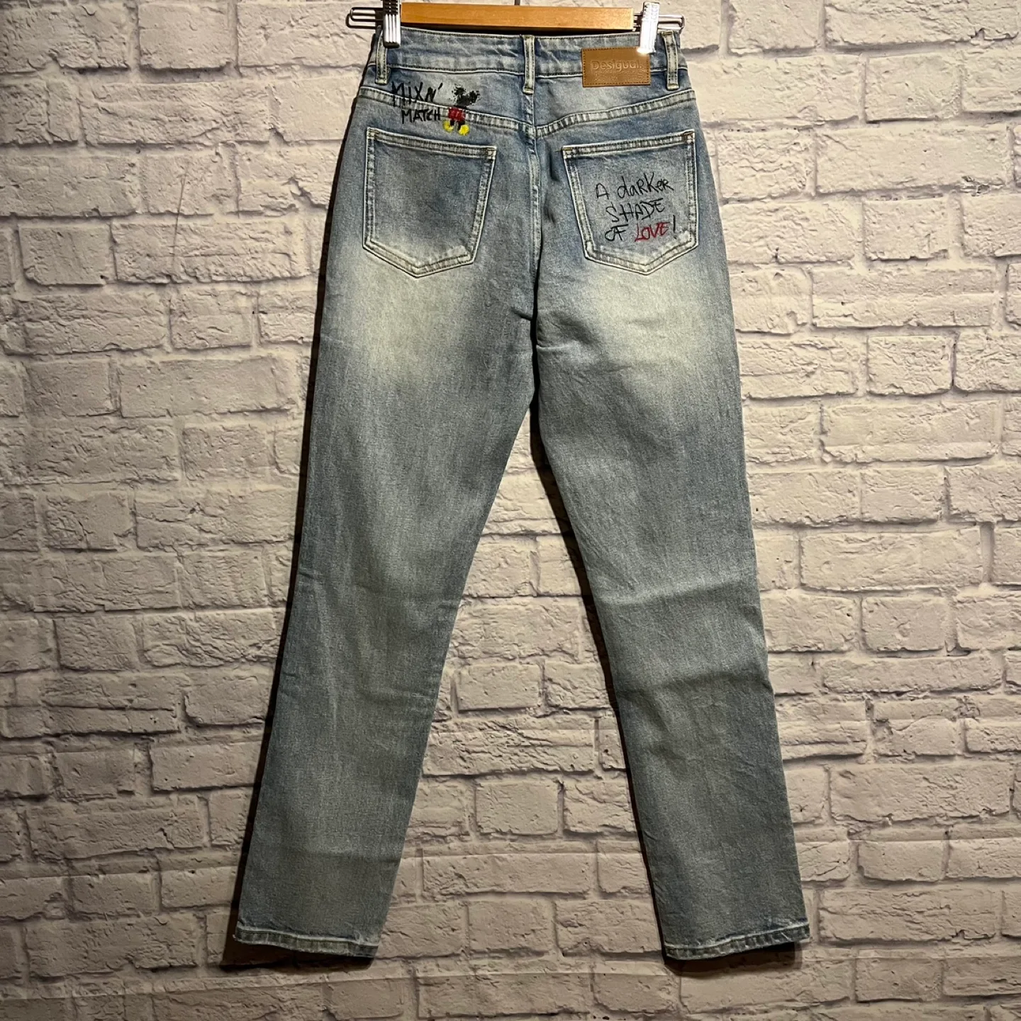Desigual Mickey Mouse Jeans Size 34 (approximately size 2) image indicator(6)