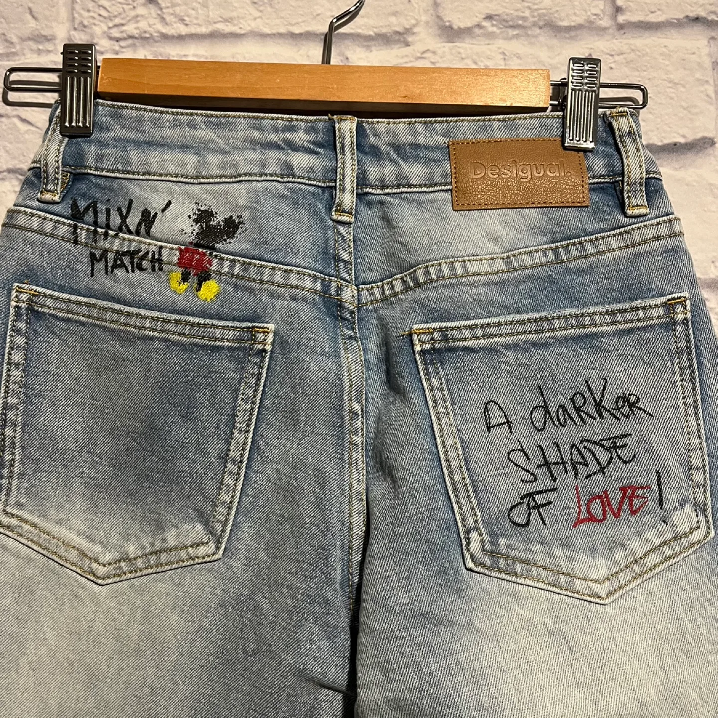 Desigual Mickey Mouse Jeans Size 34 (approximately size 2) image indicator(7)