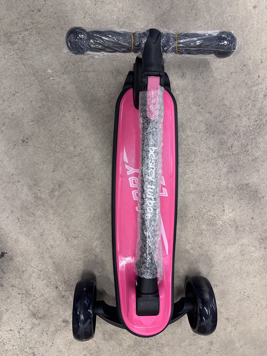 Pink Kids Scooter with 3 Wheels