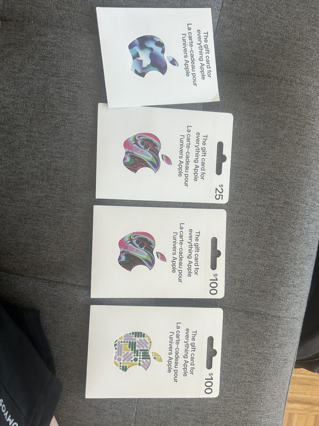 Apple Gift Cards - Various Amounts