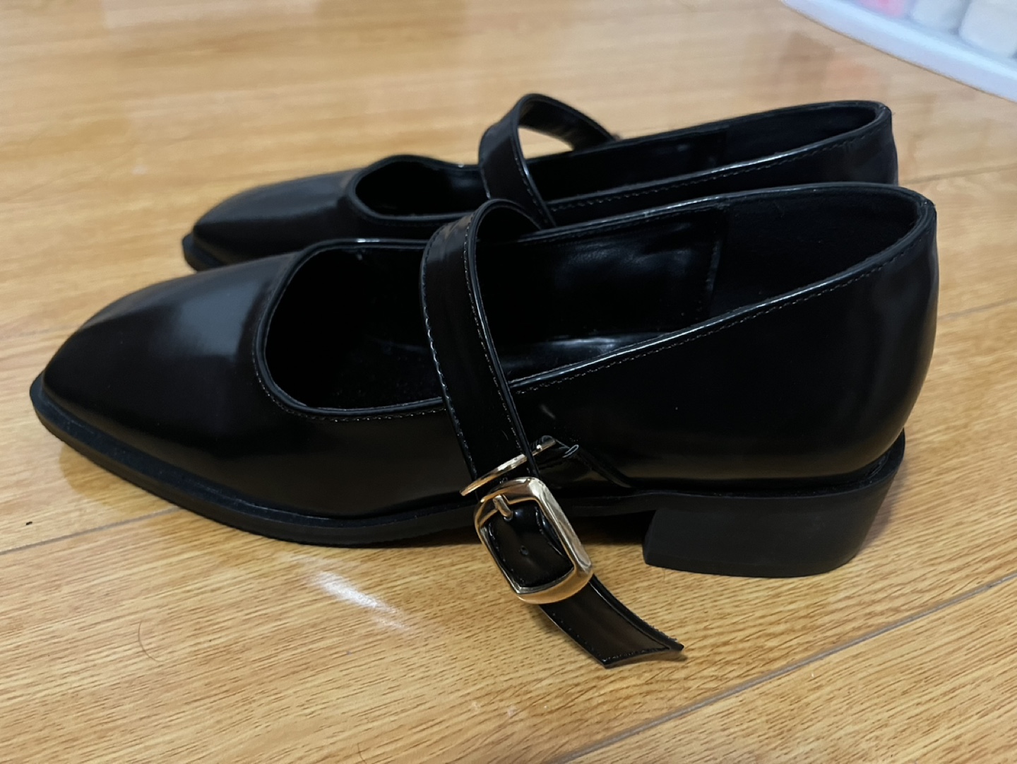 🧡Black Buckle Shoes