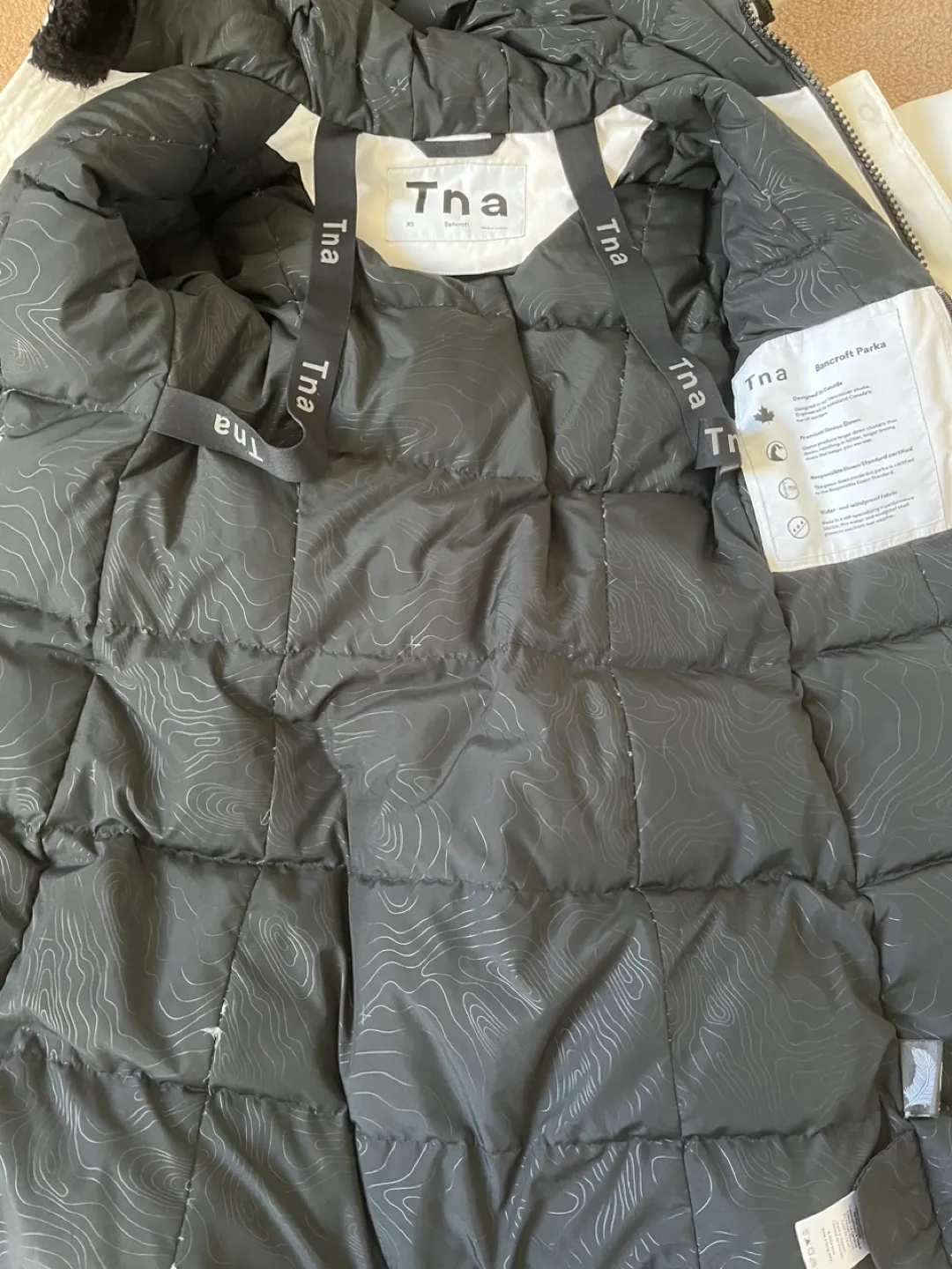 Tna Bancroft Parka - White - Size XS image indicator(2)