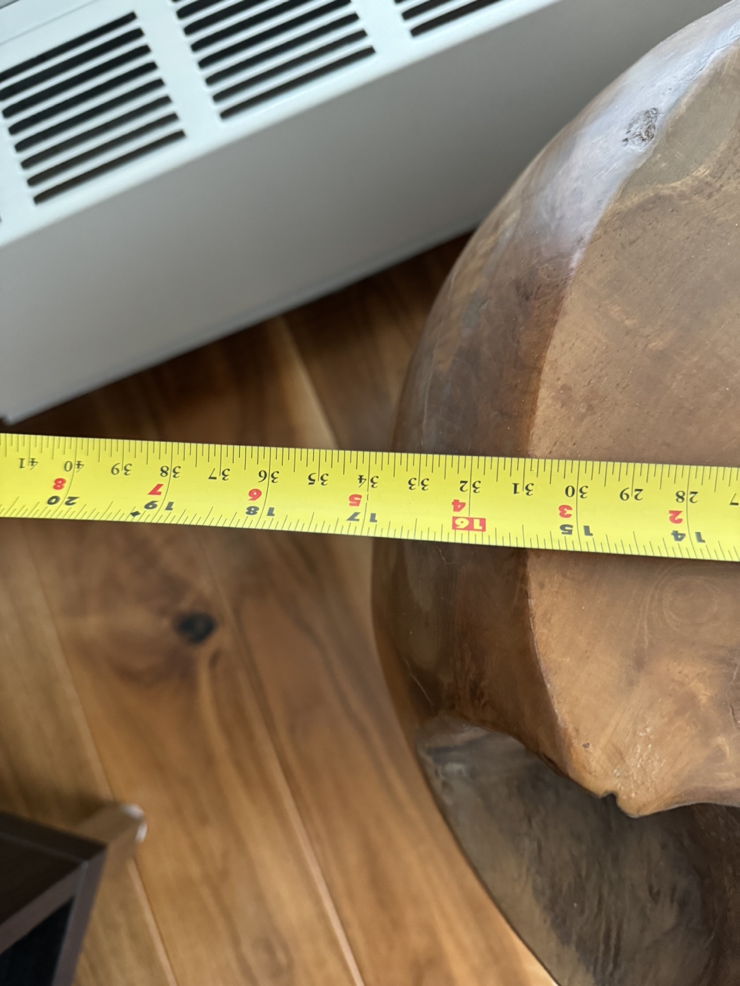 Solid teak stool/end table   From EQ3 - photo 4