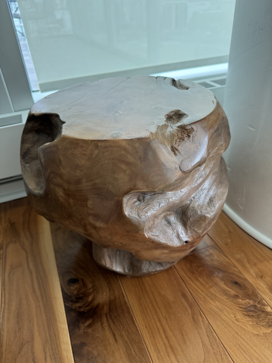 Solid teak stool/end table   From EQ3 - photo 3