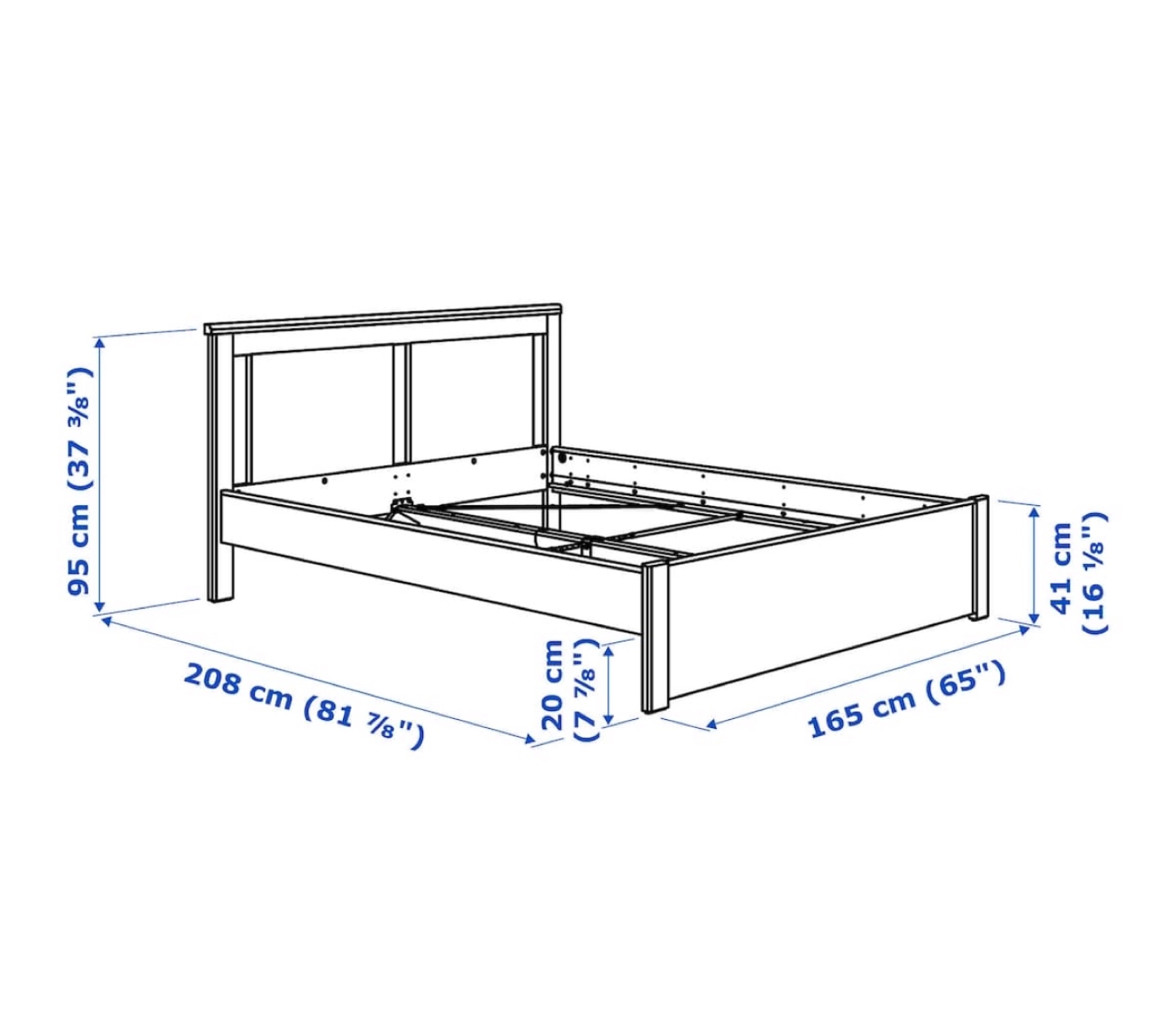 IKEA Songesand Queen Bed Frame - photo 3