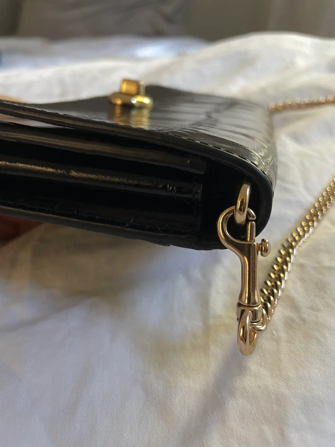 Coach MARLOW Crocodile Embossed Crossbody Bag image indicator(6)