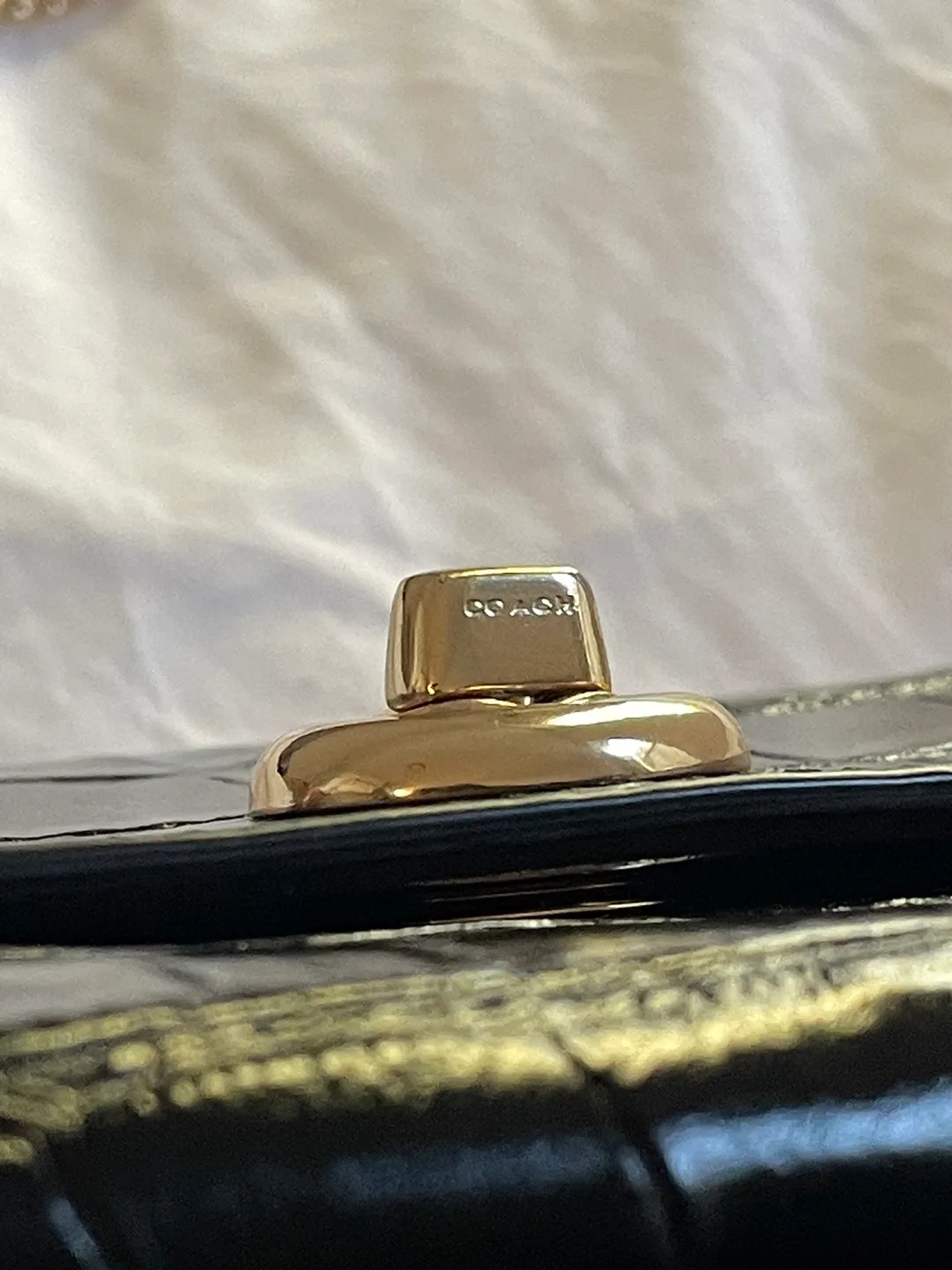 Coach MARLOW Crocodile Embossed Crossbody Bag image indicator(7)