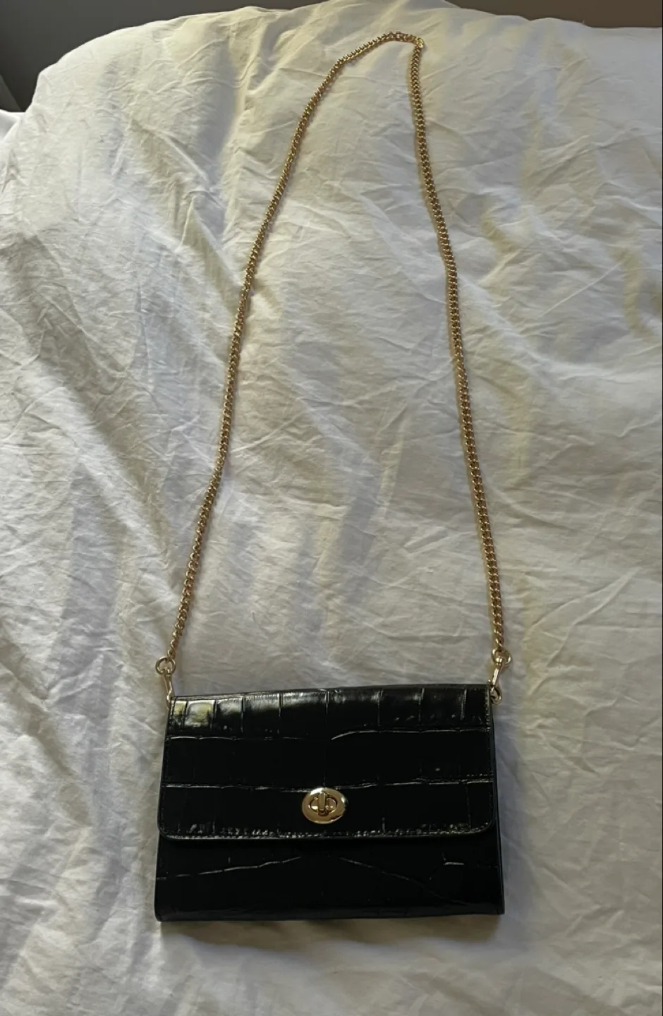 Coach MARLOW Crocodile Embossed Crossbody Bag image indicator(8)