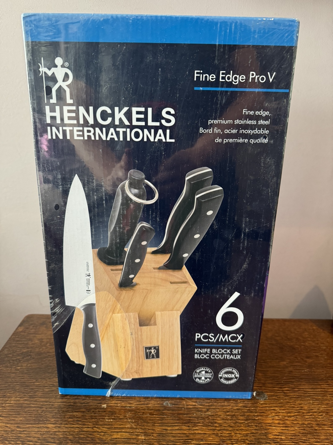 Henckels International Fine Edge Pro V 6-Piece Knife Block Set