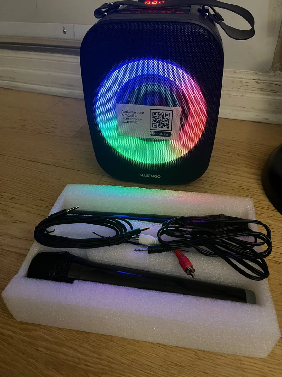 Karaoke Machine with 2 Microphones thumbnail