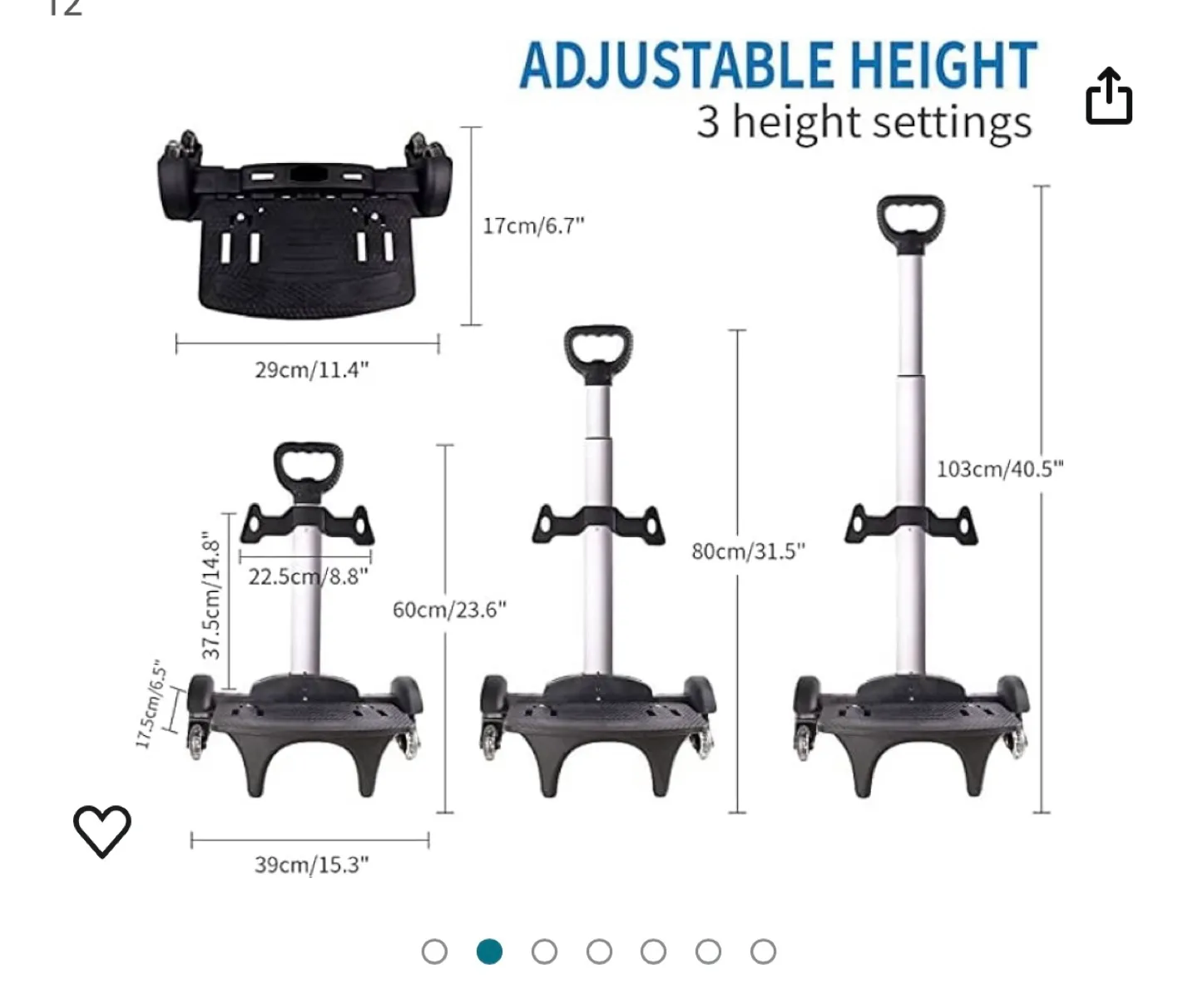 Backpack trolley for adults🧡 image indicator(6)