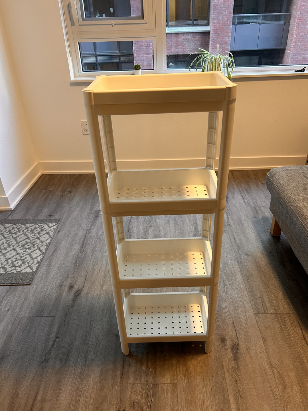 IKEA VESKEN 4-Tier Shelf Unit
