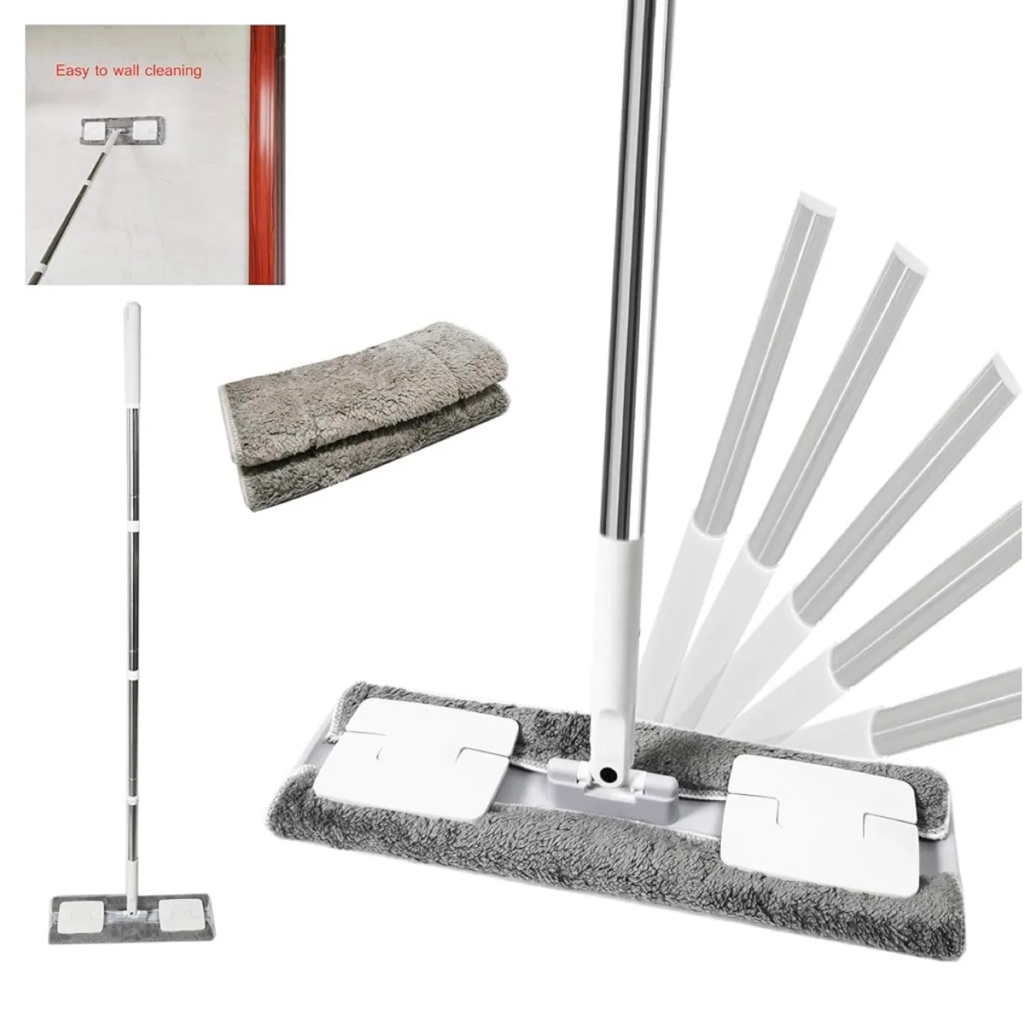 Microfiber Extendable Cleaning Mop image indicator(2)