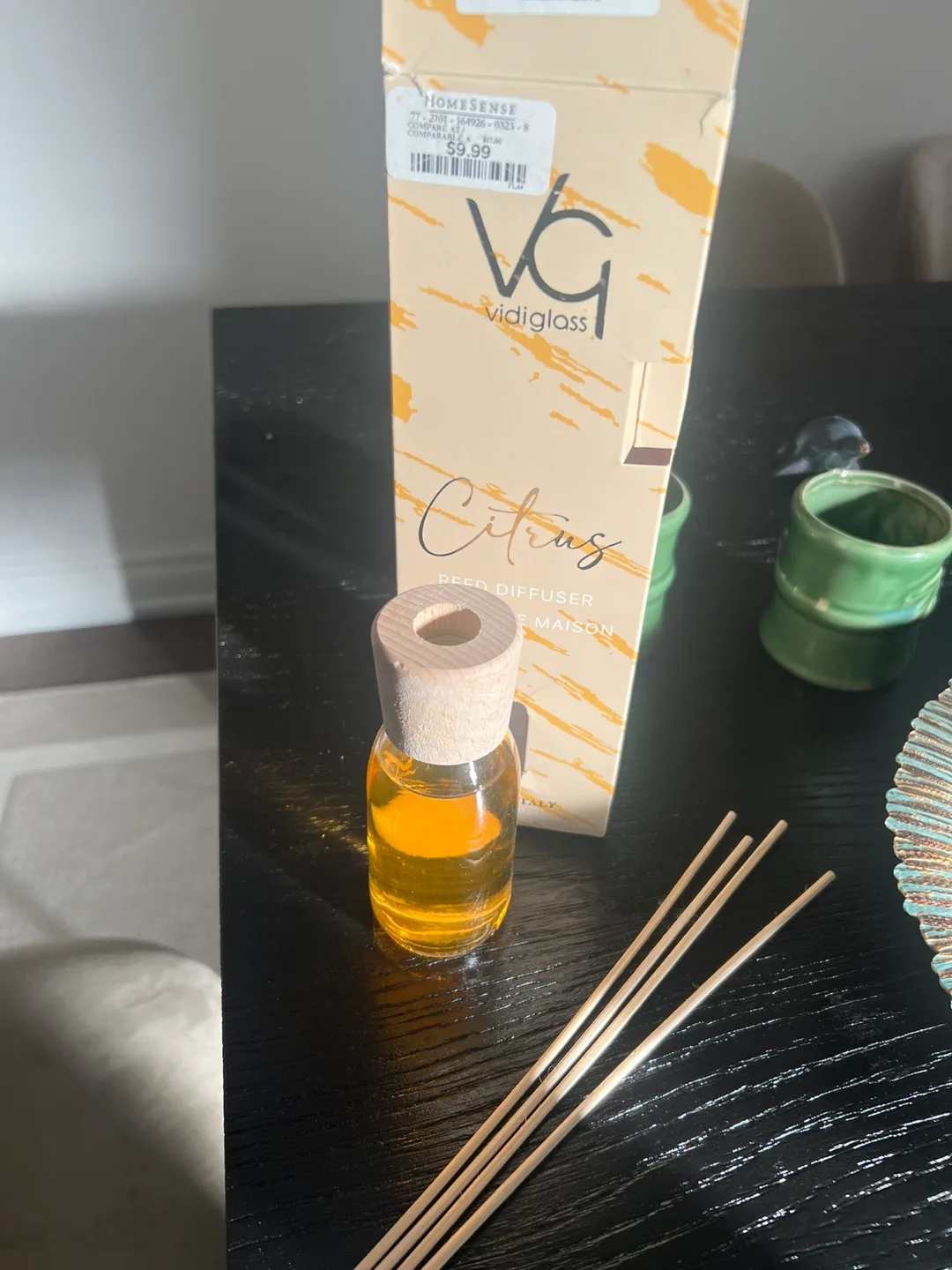 Vidiglass Citrus Reed Diffuser image indicator(2)