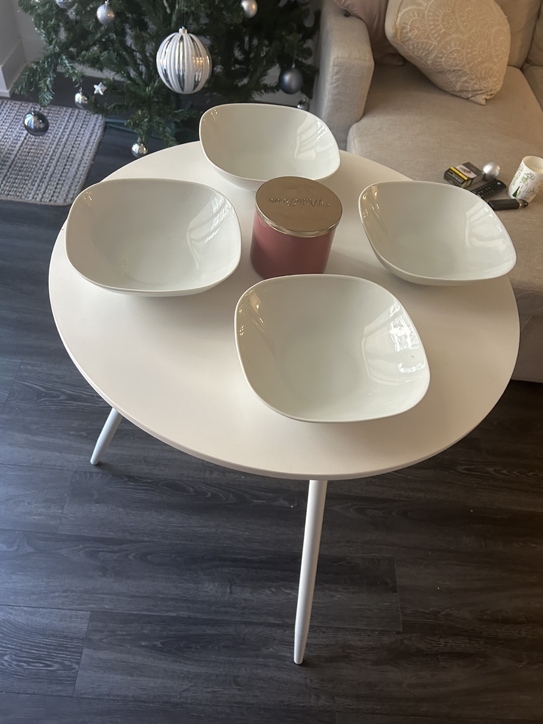 White Round Table