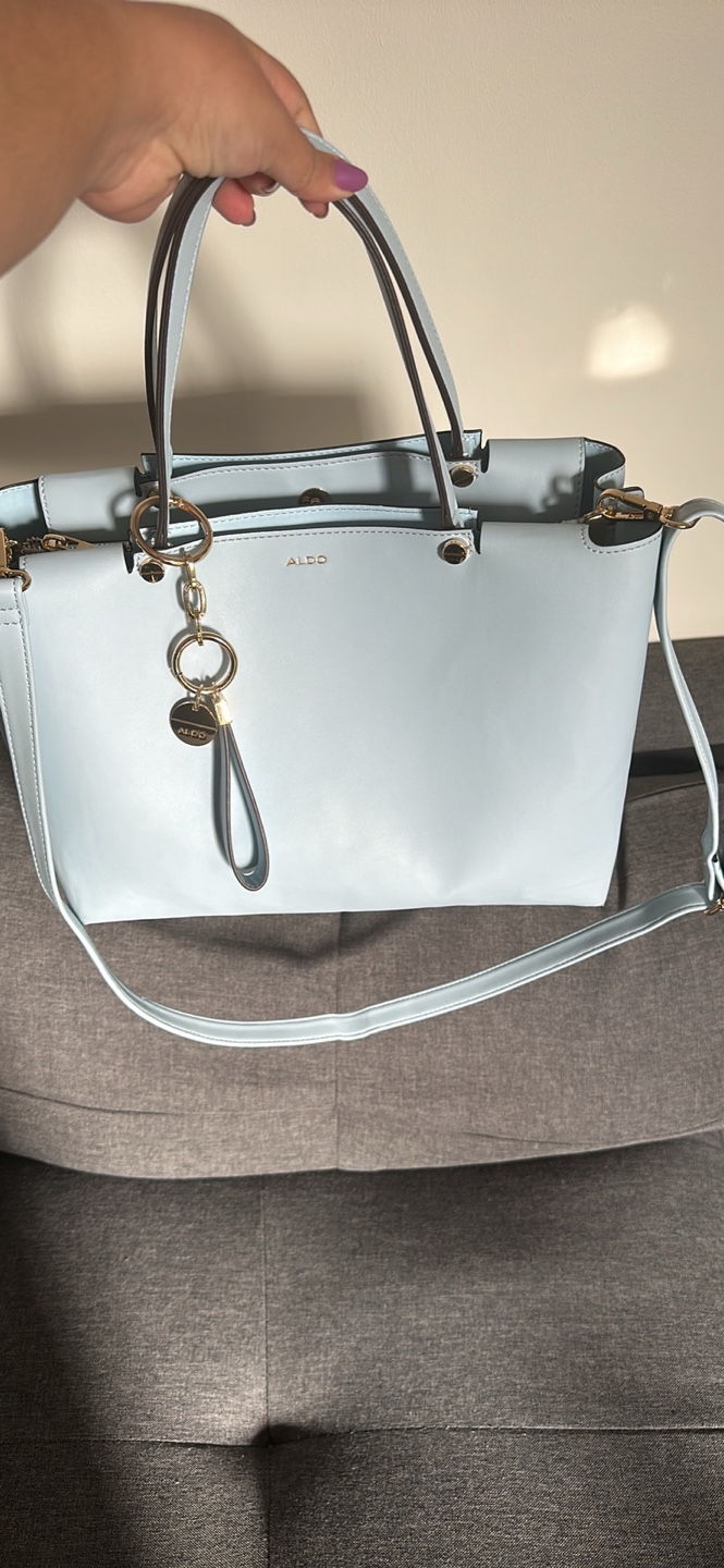 Aldo light blue tote bag
