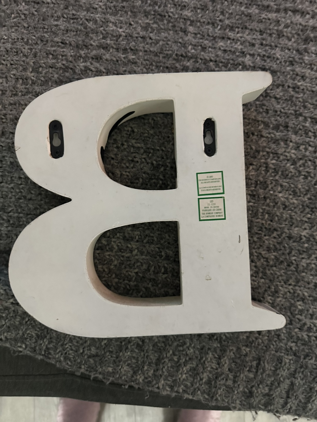 Zebra Print Letter B - photo 2