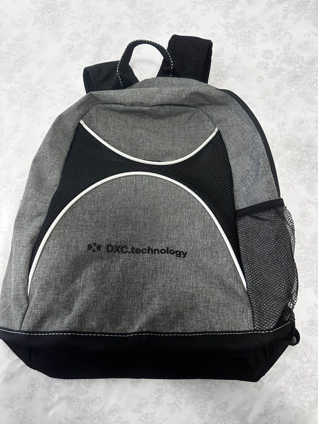 Grey Backpack with DXC.technology Logo
