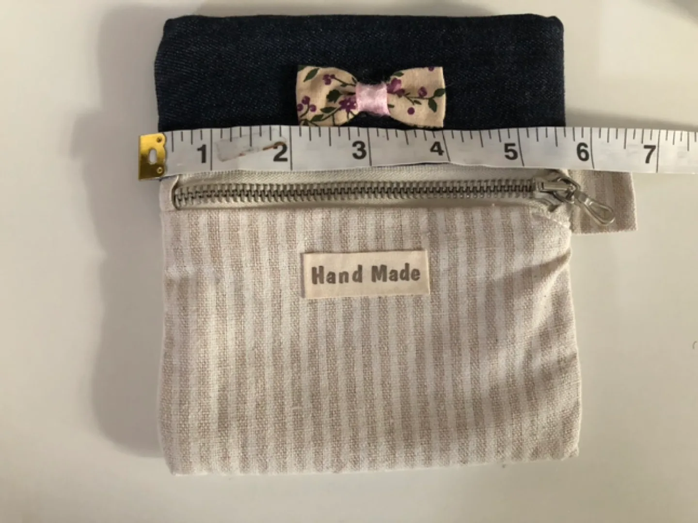 🆕Two Handmade Zippered Pouches image indicator(2)