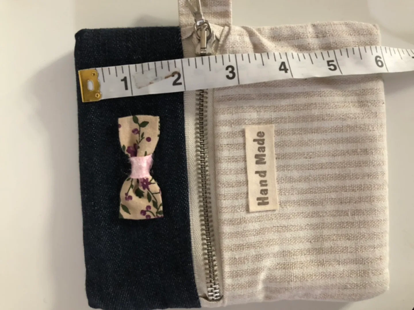 🆕Two Handmade Zippered Pouches image indicator(3)