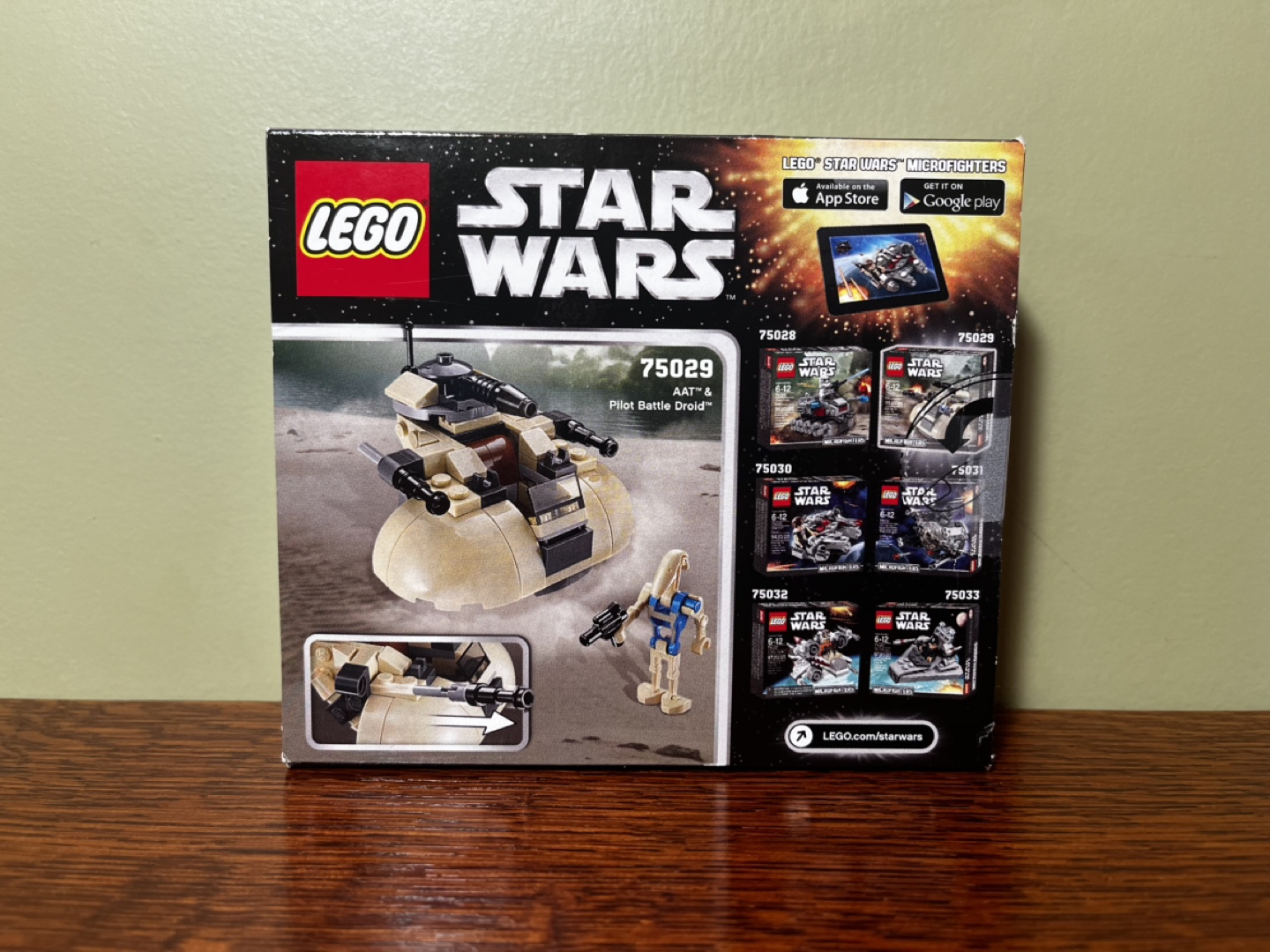 LEGO Star Wars MicroFighters AAT + Mini AT-DP Polybag - photo 2