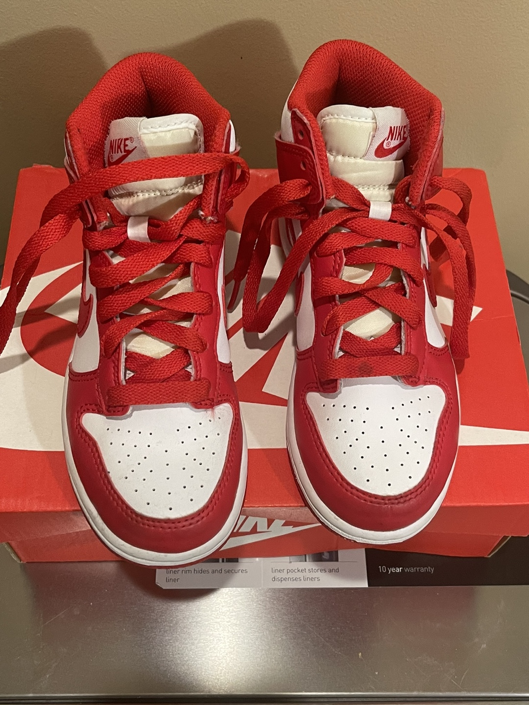 Nike Dunk High Red - photo 3